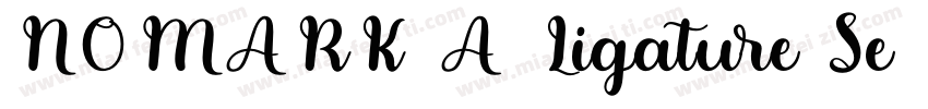 NOMARK A Ligature Se字体转换